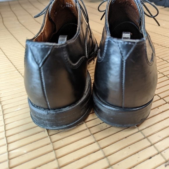 Allen Edmonds "Montgomery" Black Leather Split Toe Oxfords Dress Shoes Size 10D - Picture 8 of 11